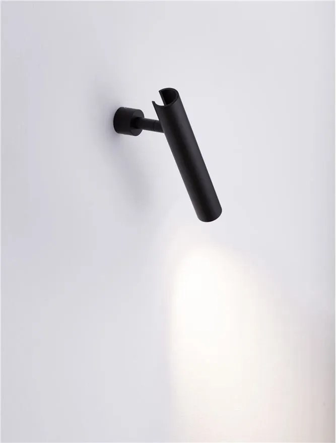 Aplica Spot LED directionabil stil minimalist ARLO negru, NVL-9232132