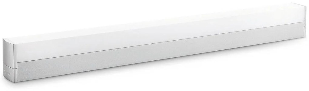 Aplica LED Philips Linea Danube, 11W, 780 lm, lumina calda (3000K), IP20, 54cm, Gri