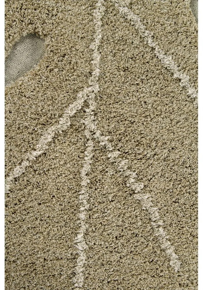 Covor pentru copii kaki lavabil/țesut manual din bumbac 120x180 cm Monstera Olive – Lorena Canals