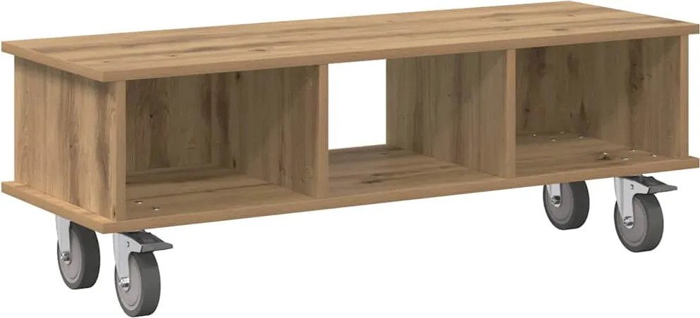 vidaXL Support TV Stejar Artizanal 100 x 35 x 35 cm Lemn compozit