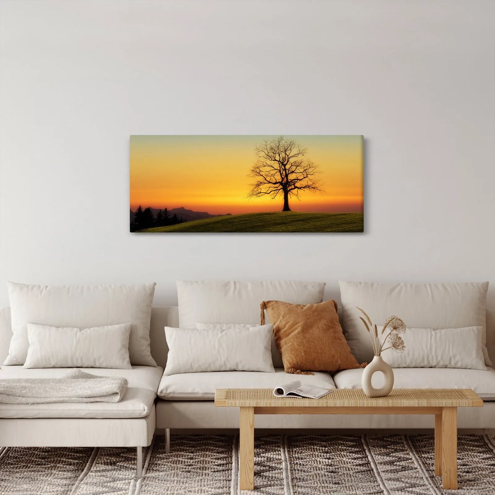 Tablou - Copacul în câmp (120x50 cm)