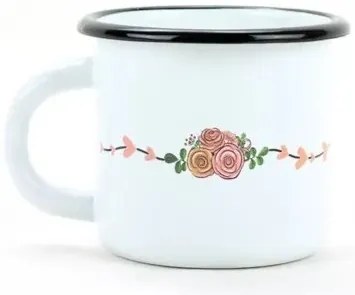 Cană emailată Belis Bufniță coffee, 7 cm, 0,25 l