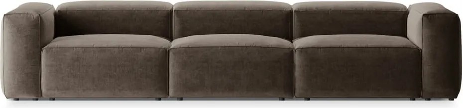 Canapea maro 364 cm Bergamo – Cosmopolitan Design