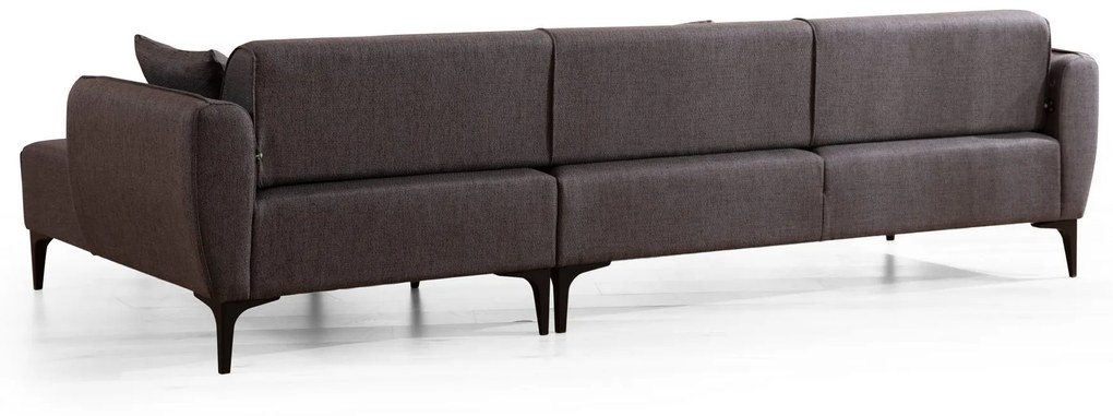 Canapea de colț Belissimo Right - Dark Grey