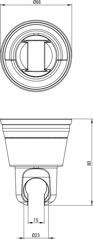 Suport dus manual Deante Easy-Fix crom