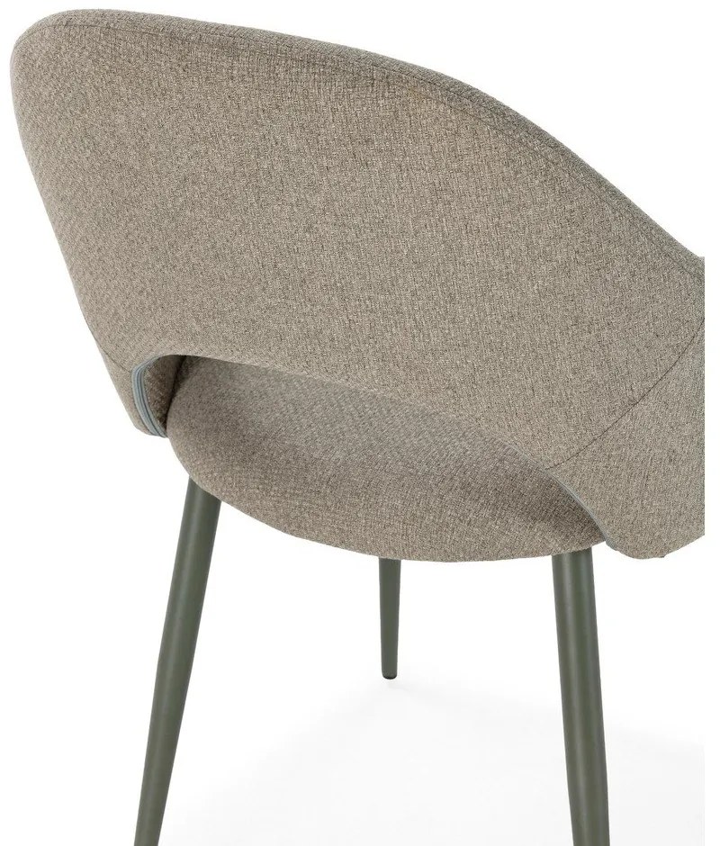 Scaune de dining verzi 2 buc. tapițate Lia – Marckeric
