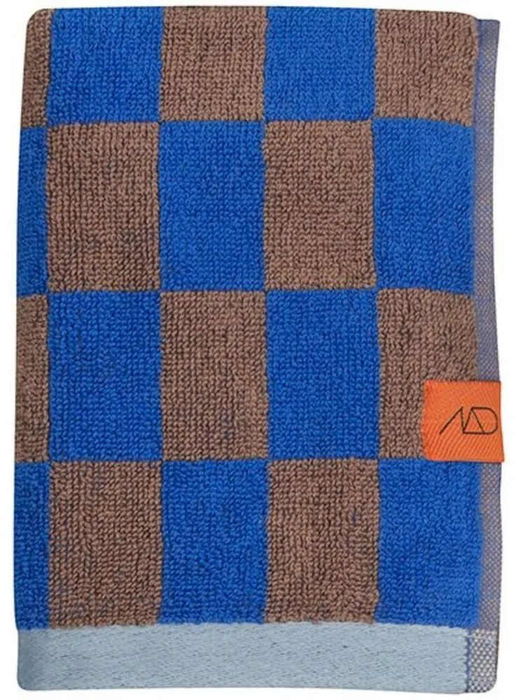 Prosoape albastru/maro din bumbac organic 2 buc. 40x55 cm Retro – Mette Ditmer Denmark