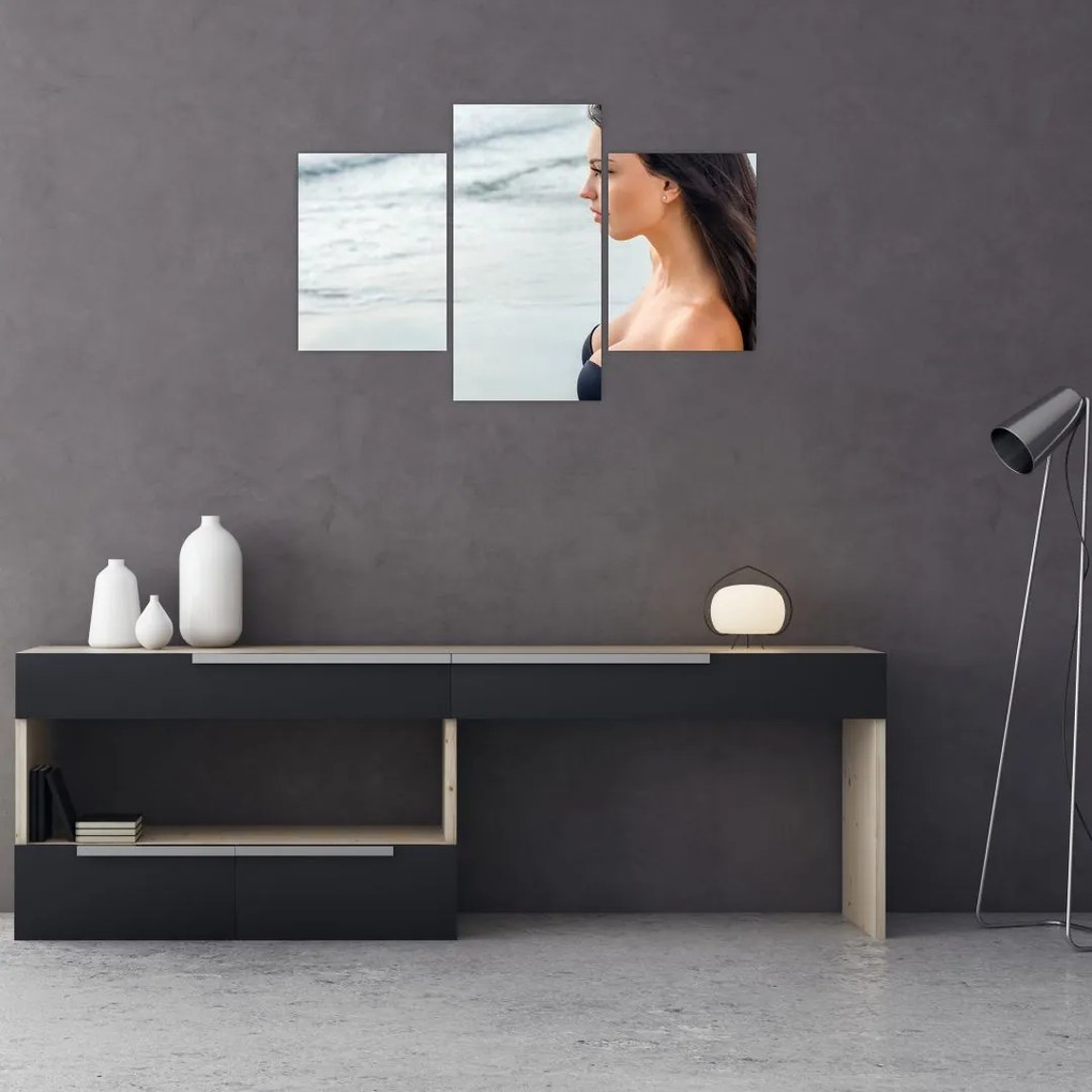 Tablou - Femeia la plajă (90x60 cm)