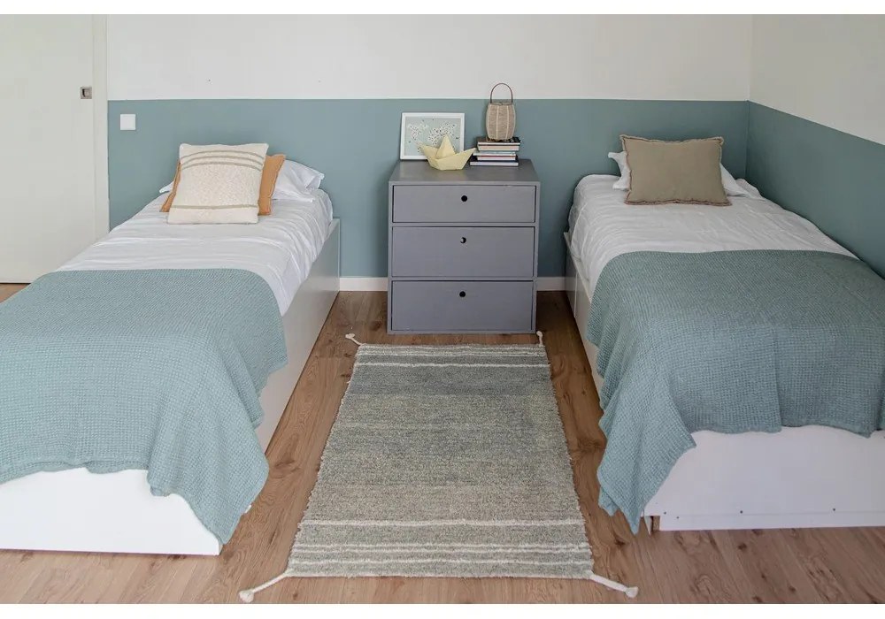 Covor verde/albastru din bumbac 80x140 cm Twin Vintage – Lorena Canals