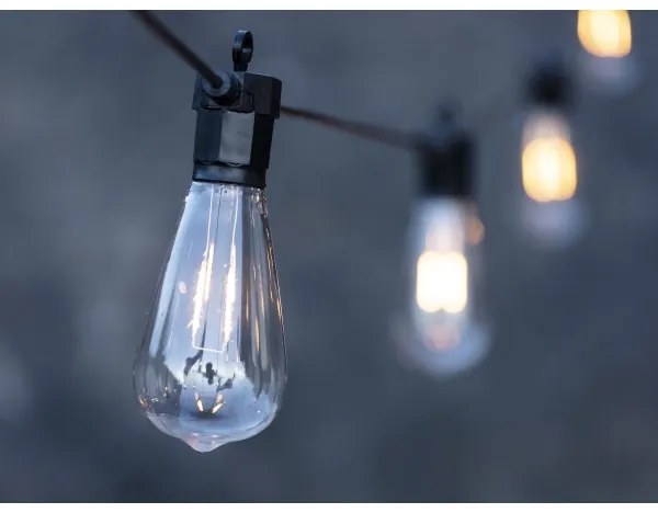 Instalație LED decorativă de exterior Markslöjd 107293 GARLAND GARDEN 10xLED 5,5m IP44