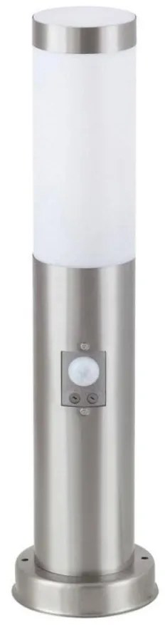 Lampă de exterior cu senzor INOX TORCH 1xE27/25W IP44 Rabalux 8267
