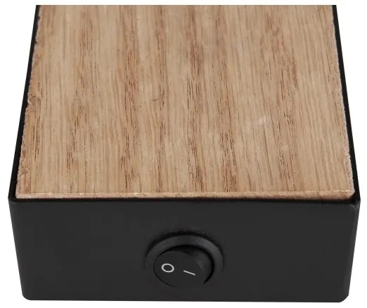 Globo 57911-1BW - Aplica spot de perete ROBBY 1xGU10/25W/230V negru/maro