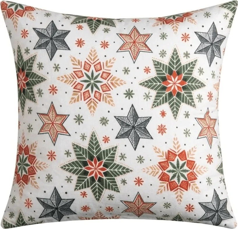 Husa de perna din microfibra CHRISTMAS STAR 45x45 cm, colorat