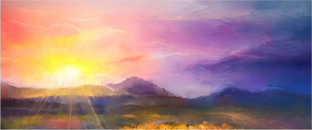 Tablou - Răsărit (120x50 cm)