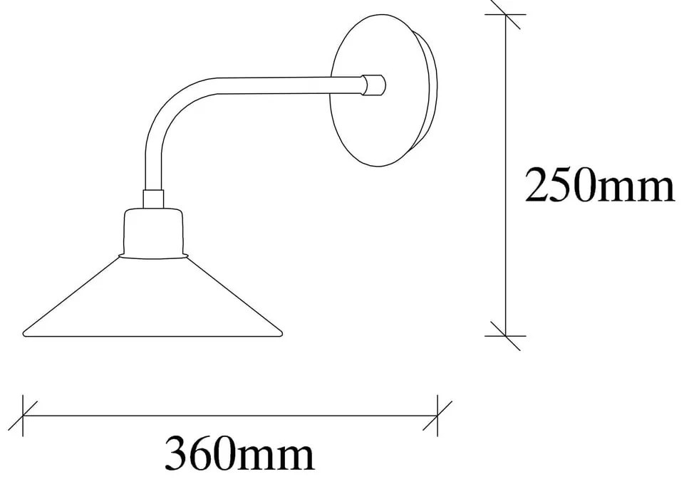 Aplică de perete în culoarea bronz ø 24 cm Sivani – Opviq lights
