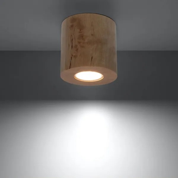 Plafonieră ORBIS 1xGU10/40W/230V lemn