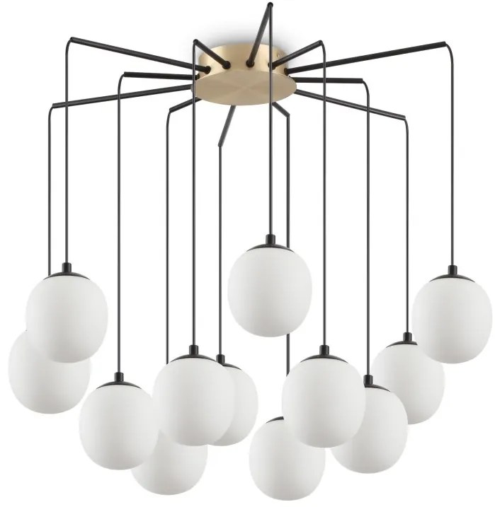 Lustra moderna cu 12 brate design decorativ Rhapsody SP12 236957 IDL