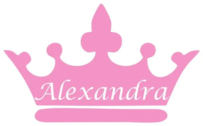 Sticker perete personalizat My Name Girl 4