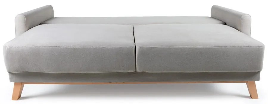 Canapea extensibilă Bonami Selection Pop, gri deschis