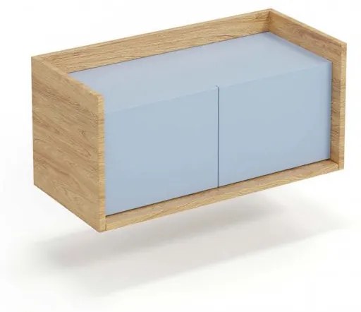 Corp modular Mobius 2D natur/albastru – H36 cm