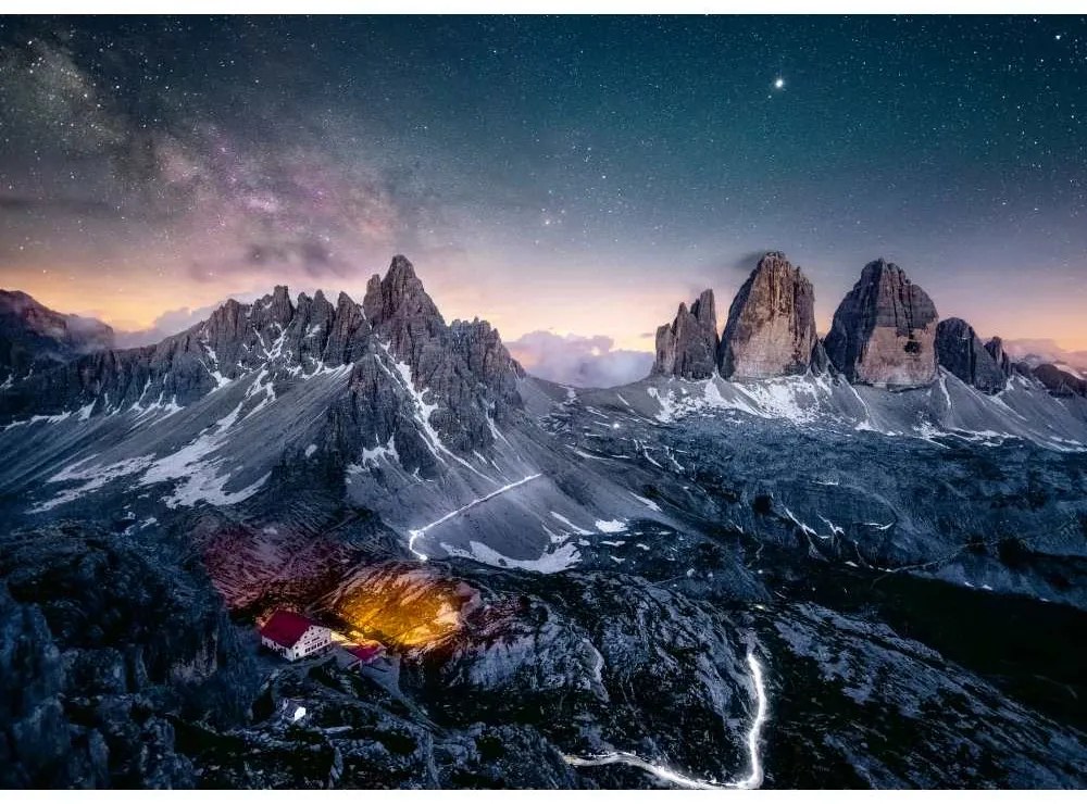 PUZZLE THREE PEAKS DOLOMITI 1000 PIESE DESIGN NOU - RAVENSBURGER (RVSPA00256)
