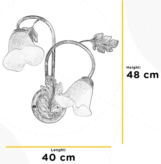 Aplică ONLI MARILENA 2xE14/6W/230V