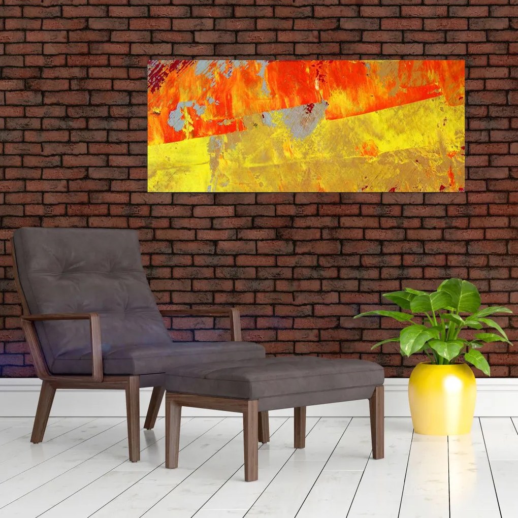 Tablou cu abstracție - pictura (120x50 cm)