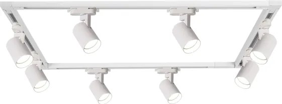 BRILAGI - Corp de iluminat tip spot pe șină HUSKY 8xGU10/10W/230V 300 cm alb