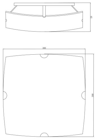 Globo 40403-2 - Plafoniera PARANJA 2xE27/60W/230V