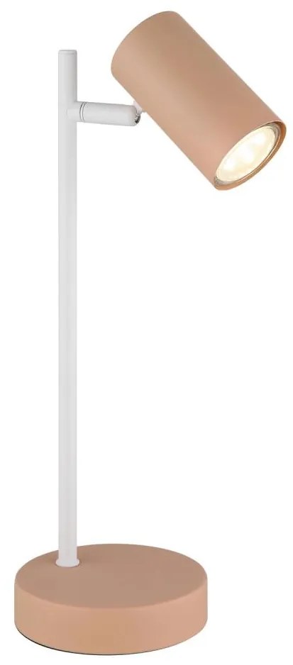 Lampă de masă Globo 57911TP ROBBY 1xGU10/5W/230V portocaliu