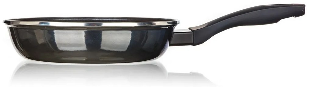 Banquet Tigaie emailată METALLIC Black 24 cm, cusuprafață antiaderentă, 24 cm