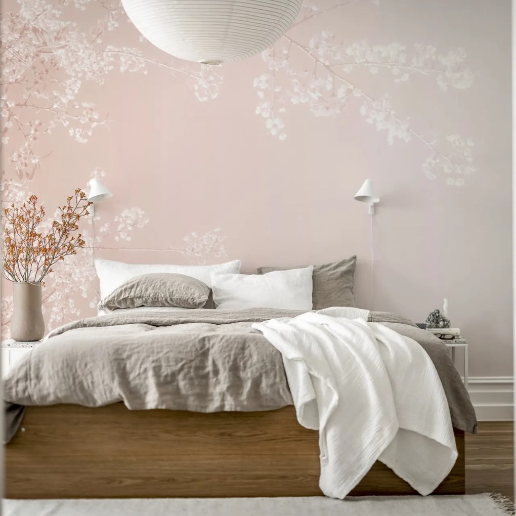 Fototapet, Pink Branches, Rebel Walls