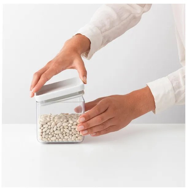 Borcan de depozitare Brabantia Tasty+ 1001156, 0.7, Gri deschis