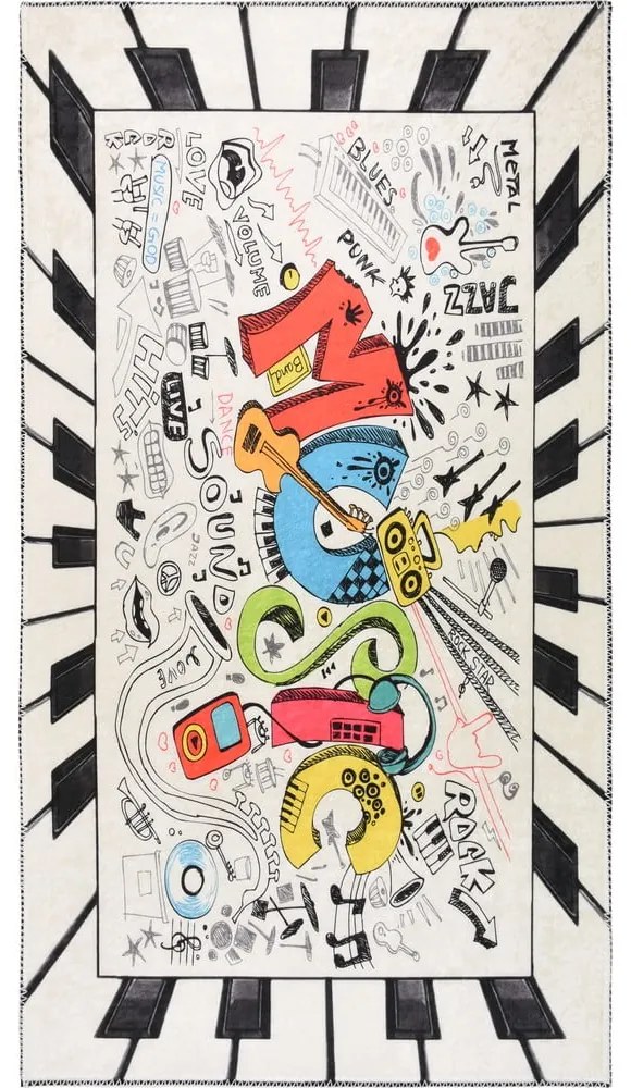 Covor pentru copii lavabil 160x230 cm Musical – Vitaus