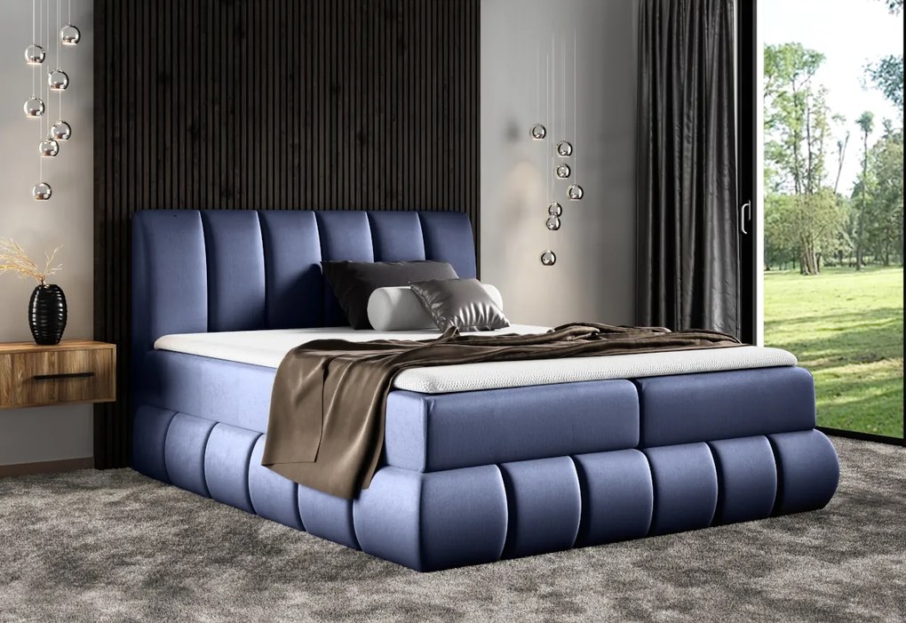 Expedo Pat tapitat boxspring EUGENA, 160x200, fancy 79