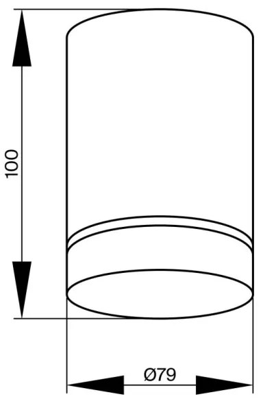 Spot LED Maytoni C085CL-9W3K-B ORLO LED/9W/230V CRI 90 3000K negru