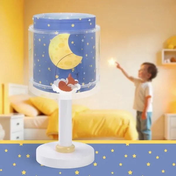 Dalber 76631 - Lampă LED pentru copii MOON DREAMS, 1xG4/4W/230V, albastră