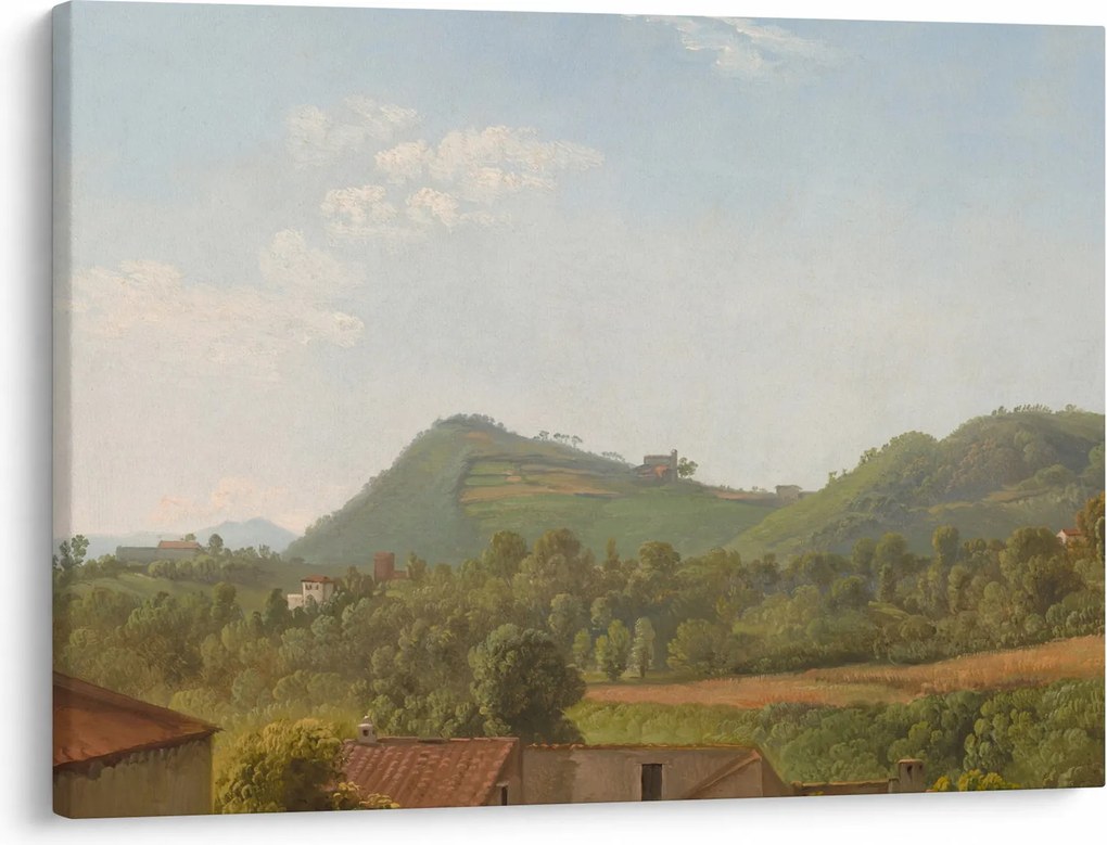Tablou - Simon Denis, View Near Naples, reproducere (70x50 cm)