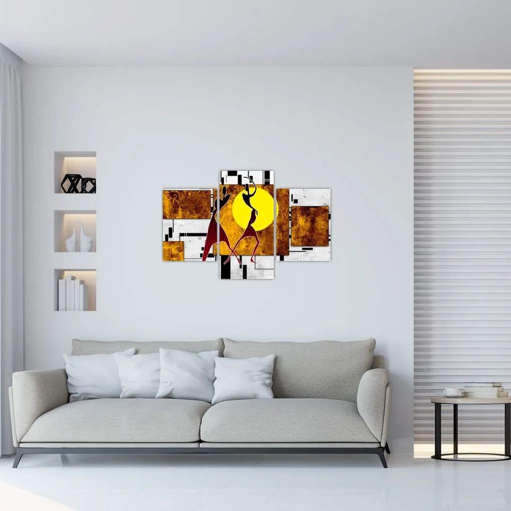 Tablou cu pictură epochală străveche (90x60 cm)