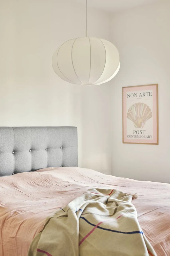 Lustra design elegant cu abajur textil Aeron 60
