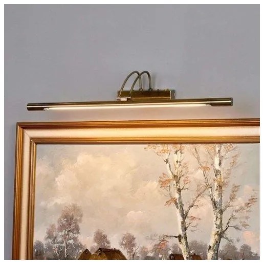 Searchlight 8343AB - Aplică tablou LED LED/14W/230V alamă