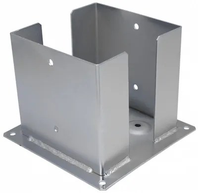 Camasuiala pentru stalpi din lemn model PSPD (Dimensiuni: 200x260x200x3 mm, Potrivit pentru stalp de: 200 mm)