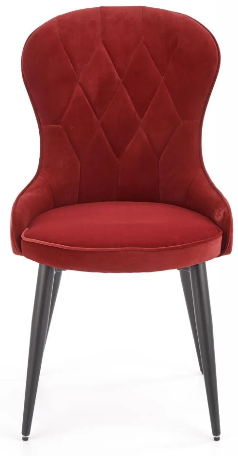 Scaun K366 velvet bordo