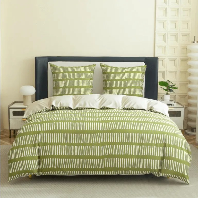 Lenjerie de pat din microfibra GREENSORY verde Dimensiune lenjerie de pat: 2 buc 70 x 90 cm | 200 x 220 cm