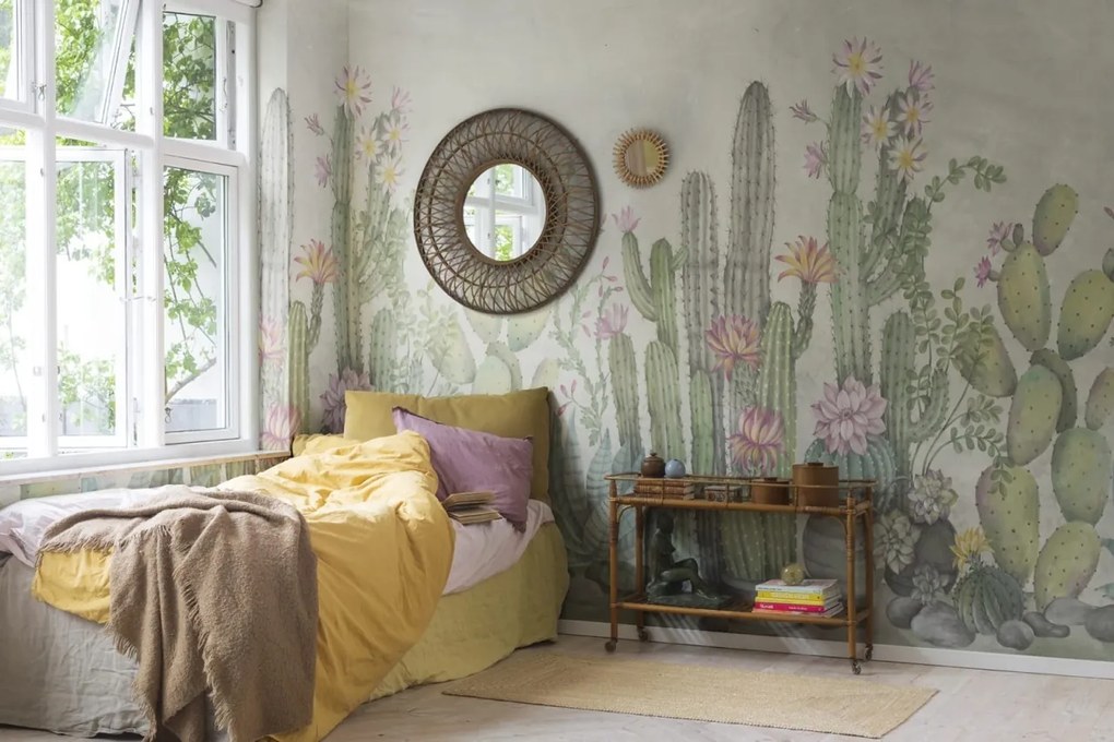 Fototapet, Playfull Cactus, Summer, Rebel Walls
