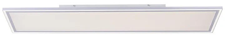 Plafoniera albă de 121 cm incluzând LED 2700 - 5000K - Luntani