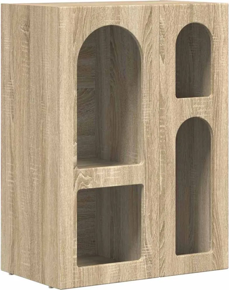 vidaXL Bufet Stejar Sonoma 59 x 35 x 80.5 cm Lemn compozit