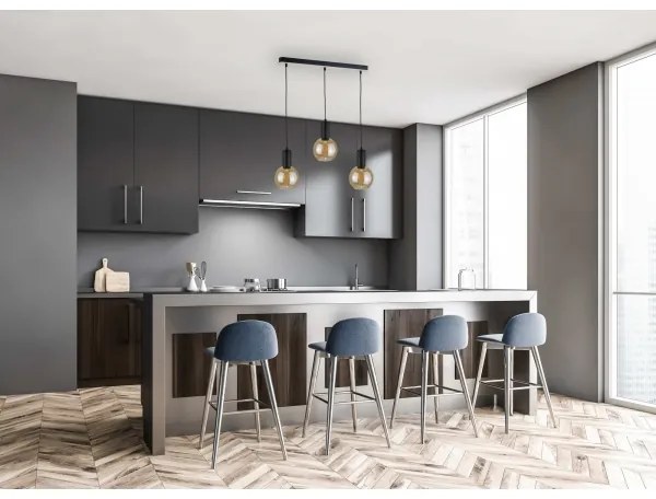 Lustră pe cablu JANTAR WOOD 3xE27/60W/230V