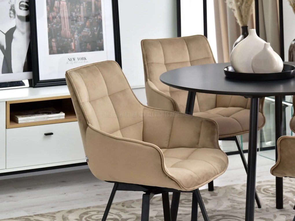 Scaun Aranbura (bej + negru). Promo -14%. 1110887