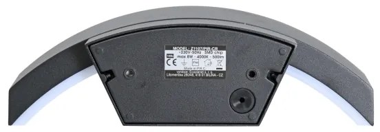 Aplică LED de exterior cu senzor Brilagi ARCELO LED/8W/230V IP54